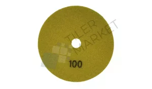 DEDRA Diamantový leštiaci kotúč 125 mm #100 pre suché leštenie (Ref. H12H0100)
