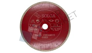 SOLGA Diamantový kotúč na tvrdú keramiku a gres 230/25,4 (Ref. 20010231)