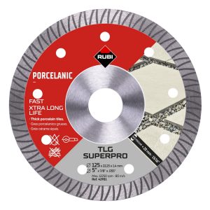 RUBI Diamantový kotúč na rezanie a brúsenie TLG 125 EXT SUPERPRO na porcelán (Ref. 41901)